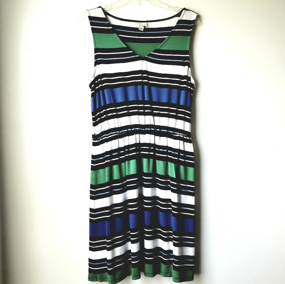 Merona Striped Dress L